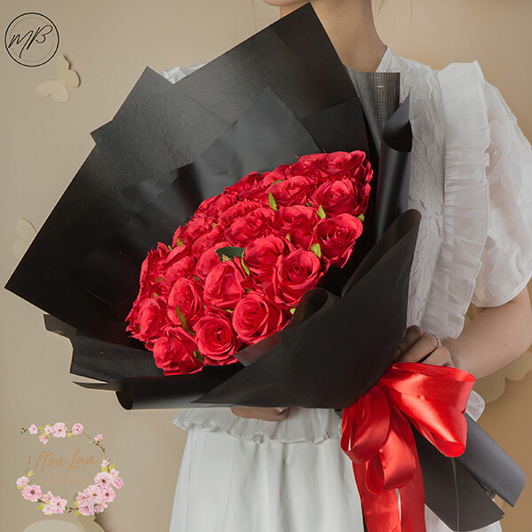Bó hoa hồng đẹp tặng sinh nhật bạn gái  LDNK58